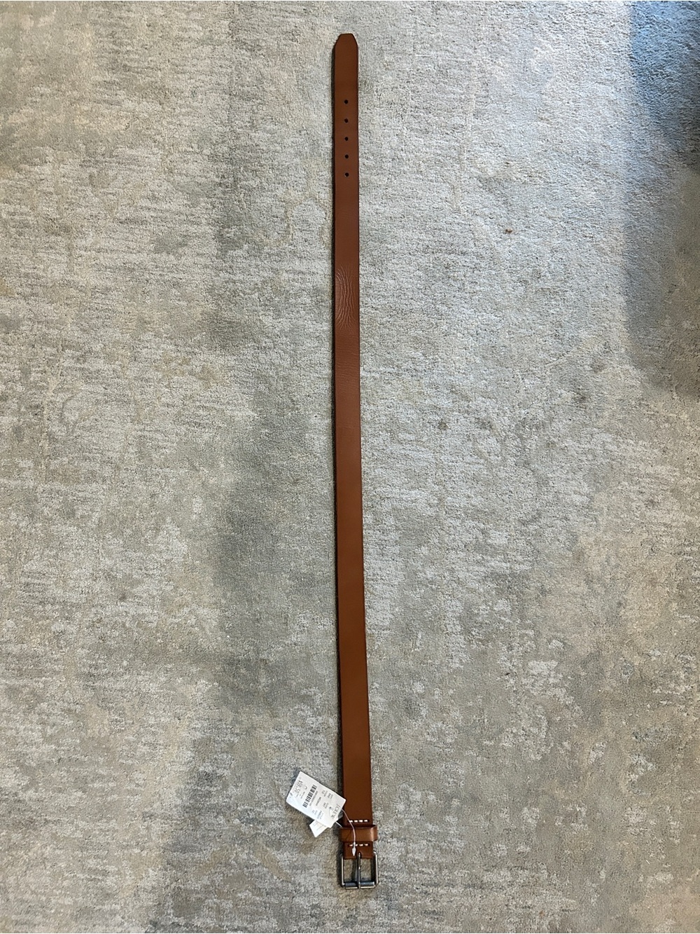 J. Crew Men’s Tan Leather Dress Belt